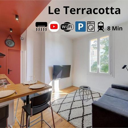 Apartamento Terracotta-T2-Clim-Parking Gratuit Prive Pierre-Bénite Exterior foto